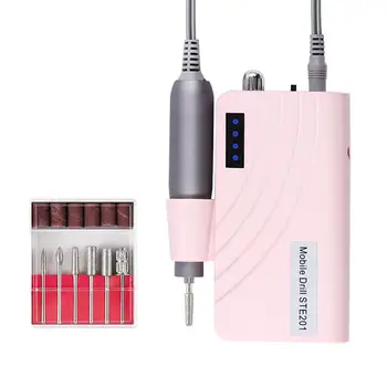 

Nail Polishing Machine Remove Nail and Remove Dead Skin Polishing Electric Sander for Nail Art Salon with Grinding Head US Plug