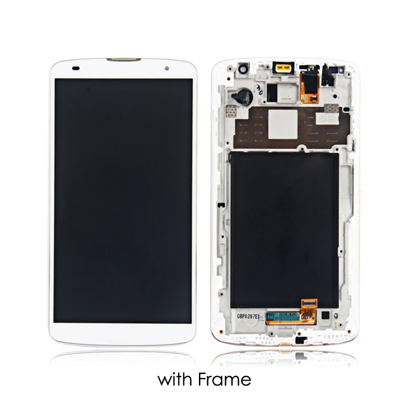 ЖК-дисплей для LG Optimus G Pro 2 F350 D837 D838 сенсорный экран дигитайзер сборка Замена 5,9 ''черный белый нет/с рамкой
