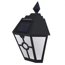 Солнечный светильник s для стены, крыльца, сада, забора, дорожки, дорожки; солнечные открытый патио палубные Дворовые лампы, светильник с датчиком автоматического включения/выключения B