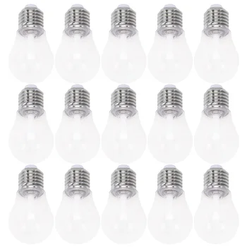

15pcs DIY Bulb Pattern Storage Container Lip Glaze Tube Subpackaging Bottles Lipstick Tube for Girls Women
