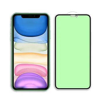 

25 PCS New Protection Green Light Film protect eyes Tempered Glass For iPhone 11 Pro X XR XS Max S 8 7 6S Plus Screen Protector