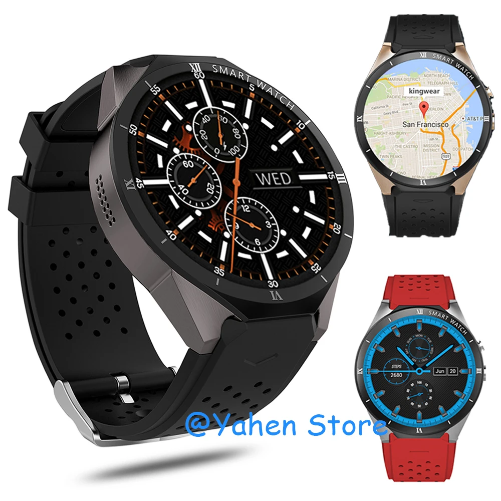 

Android 7.0 OS Smart Watch 1GRAM + 16GROM Support SIM Card GPS Bluetooth 4.0 WIFI 3G Smartwatch Wristwatch GPS Maps For Men IOS