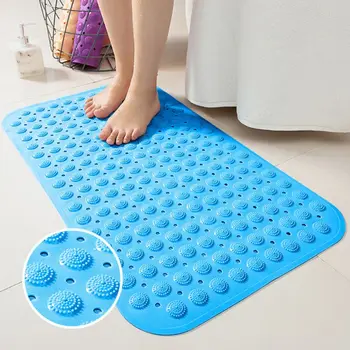 

Strong Suction Anti Slip Bathroom Mat PVC Bath Shower Mat Massage Particles Foot Pad Odorless Non-Toxic Bath Mat