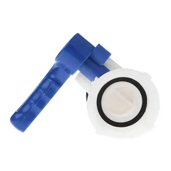 

IBC Tote Tank Butterfly Valve Drain Adapter 2.44\" Coarse Thread Y4QC