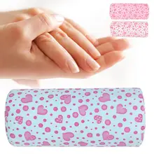 3 kolorowy stół do malowania paznokci zmywalny serce Nail Art poduszka gąbka ręka ramię poduszka wypoczynkowa poduszka Manicure uchwyt Nails Design(China)