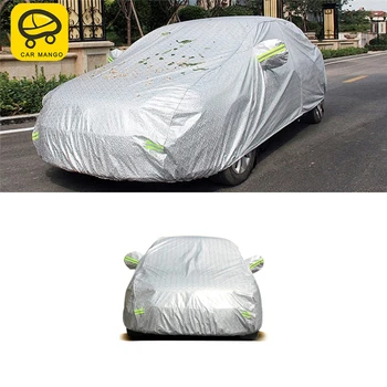 

CARMANGO Car Covers Waterproof Outdoor Sun Protection Cover Reflector Dust Rain Snow Protective for Audi Q3 8U 2016 2017 2018