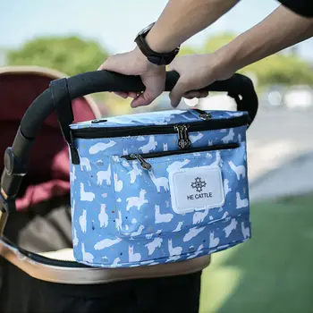 

Function Storage Bag Baby Organiser Cup Bottle Holder Mummy Bag Storage Buggy Stroller Pram Pushchair Large Capasity Hang Bag