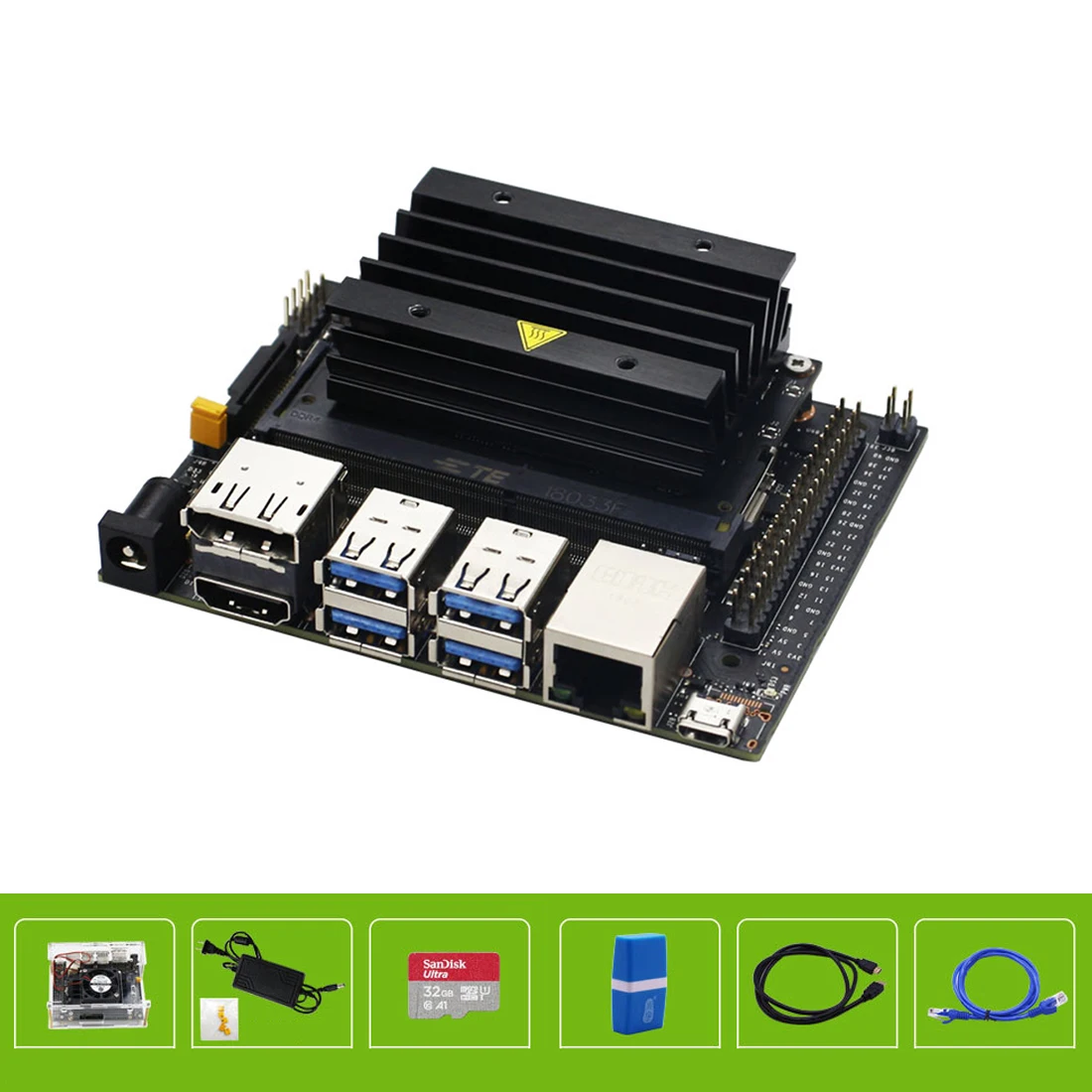  32GB SD Card Jetson NANO Programmable Robot Set Development Board Kit