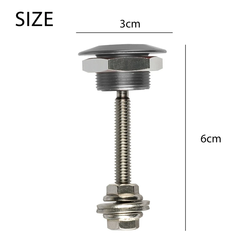 Hood Pins Lock 4X Quick Release Push Hood Latch Button Car Pin Bonnet Bumper Clip Latches