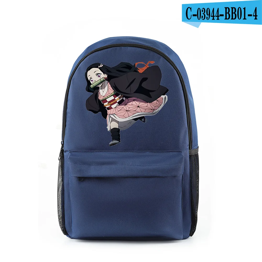 Demon Slayer Kimetsu no Yaiba анимационный периферийный рюкзак для мужчин и женщин, рюкзак для путешествий, рюкзак с крутым принтом - Цвет: BB01