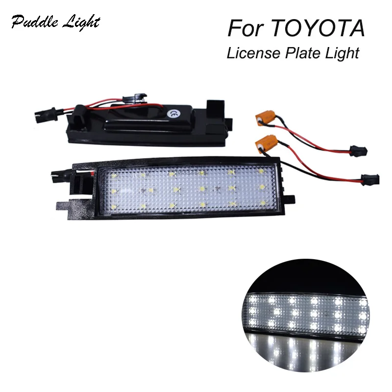 

For Toyota Auris 2014 RAV4 XA40 2013-2015 License Plate Light Number Lamp Turn Signal Light White Car Accessories