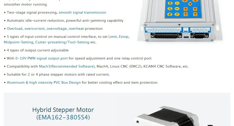 SAVEBASE CNC 3 оси комплект с TB6560 коробка Стандартный драйвер платы Nema16 40oz-in шаговый двигатель 12 В 10A импульсный источник питания для DIY