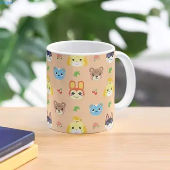 

Animal Crossing Pattern Mug Best 11 Ounce Ceramic Coffee Mug Gift