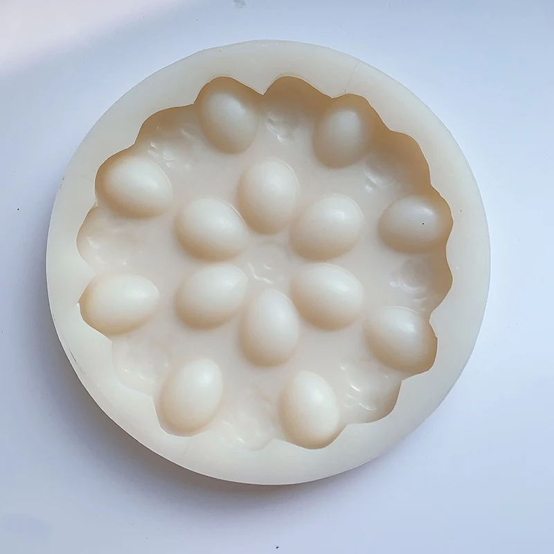 Бетонный лоток для яиц силиконовая форма для цемента лоток форма для гипса лоток форма для хранения яиц коробка силиконовая форма