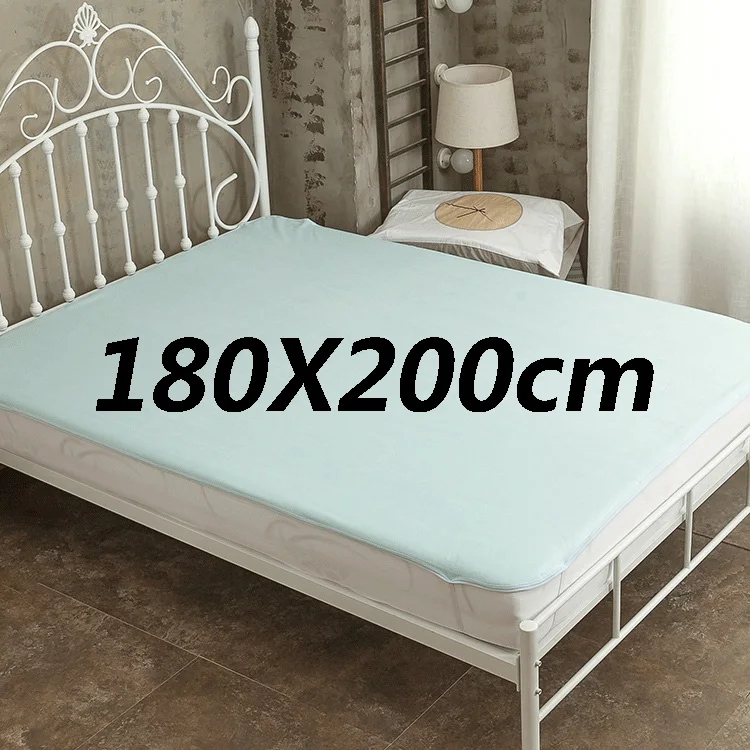 200X230cm Новорожденный ребенок менструального периода женщина водонепроницаемые дышащие простыни детское постельное белье товары для младенцев Сплошной цвет элегантный - Цвет: 200X230cm