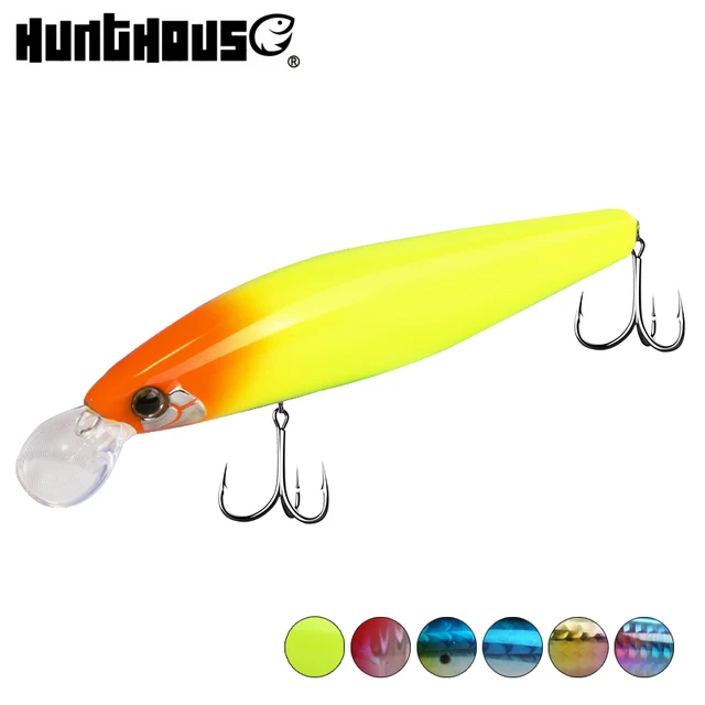 US $5.39 Hunthouse Minnow lure Tungsten weight slider system 99mm 17g sinking exclusive Silent Assassin flas