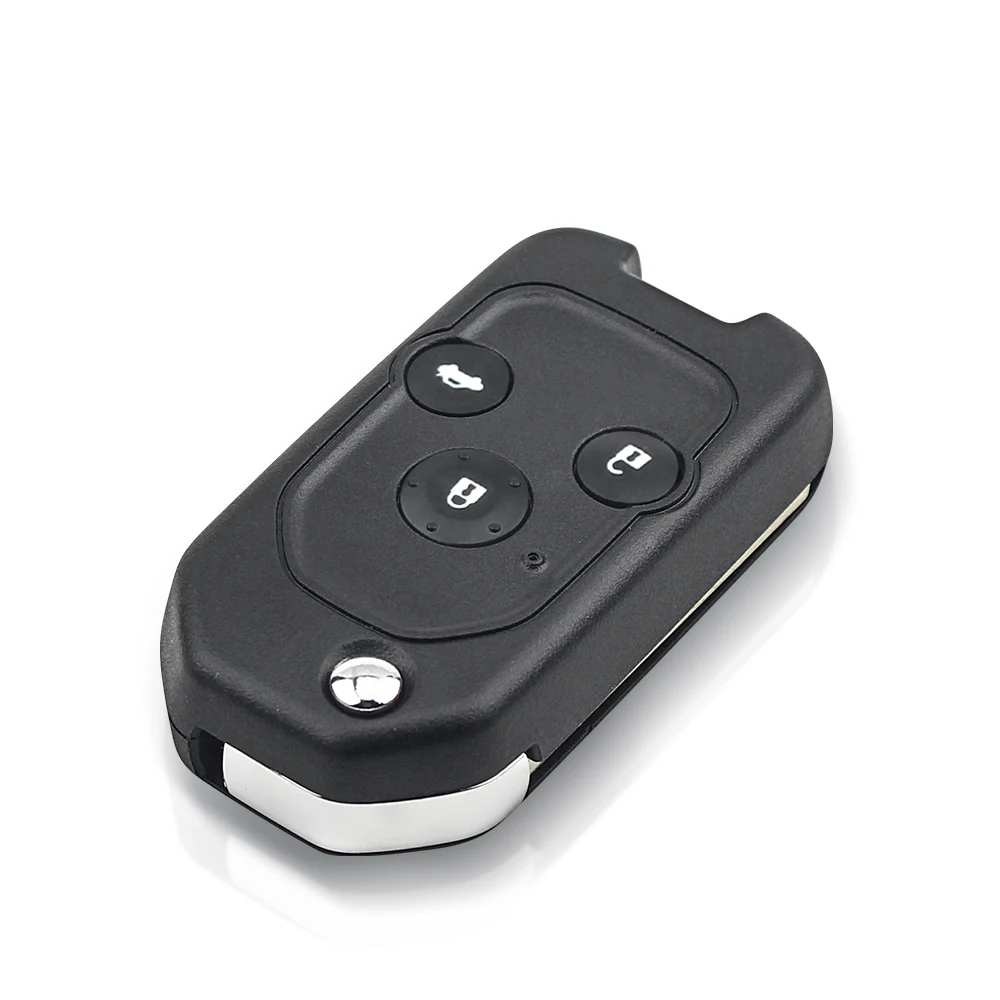 KEYYOU pulsanti 2/3/4 custodia a conchiglia per chiave a distanza per auto modificata per Honda Accord Civic 2006-2011 CRV 2018 Pilot fit con pulsantiera - H264d50c868274c5287304f8dafa900e7T