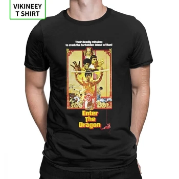 

Crack The Forbidden Island Of Han Bruce Lee T Shirt Men Cotton Male T-Shirts Dragon Kung Fu Karate China Tees Short Sleeve