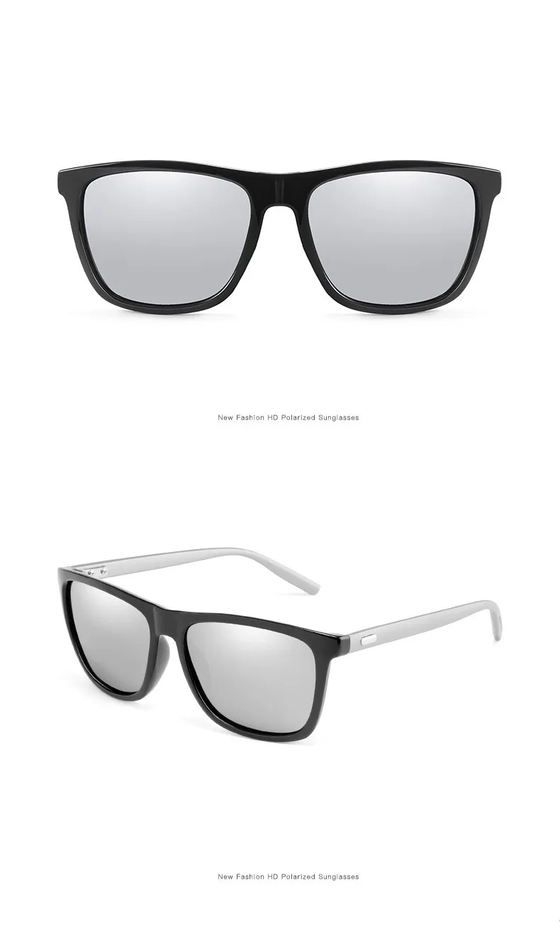 JASPEER ультралегкие квадратные поляризационные солнцезащитные очки для мужчин и женщин для вождения квадратный Стиль Солнцезащитные очки мужские очки UV400 Gafas De Sol