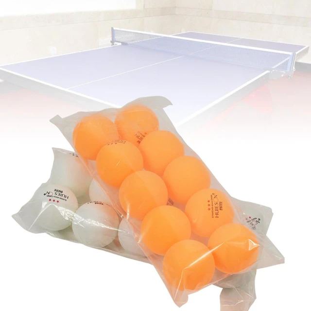 10 balles de ping-pong