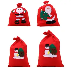NoEnName_Null Рождественский подарок сумка для хранения конфет Рождественское украшение подарок Органайзер