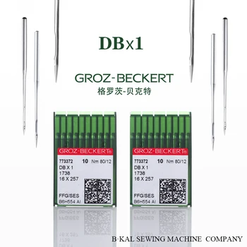 

100PCS GROZ BECKERT DBX1 Computer flat sewing machine needles For All Brand Industrial Lockstitch Sewing Machine