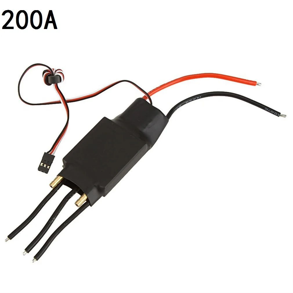 

60A/80A/125A/200A Brushless Water Cooling Electric Speed Controller ESC & BEC For RC Boat X5I6 For Rc Model Ship