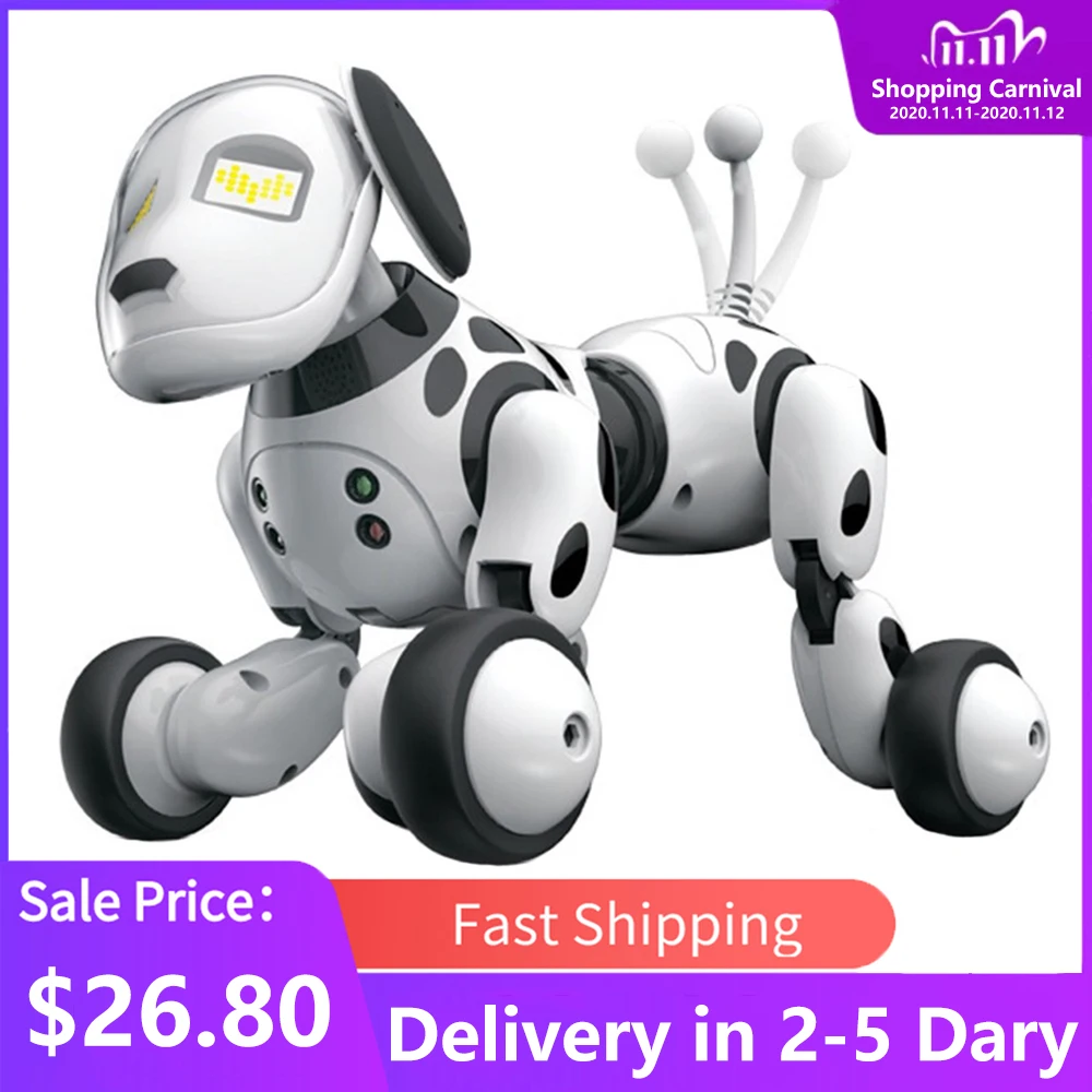 

Smart Robot Dog 2.4G Wireless Remote Control Kids Toy ligent Talking Robot Dog Toy Electronic Pet Birthday Gift