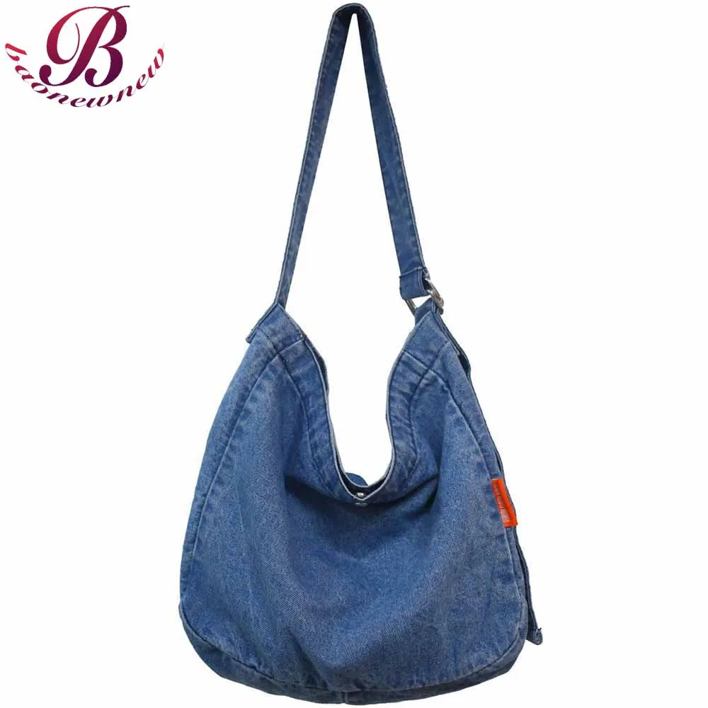 Women Fashion Tote Handbags Female Luxury Shoulder Bag Denim Simplicity Retro Trend Crossbody Bags For Ladies Travel New Arrival