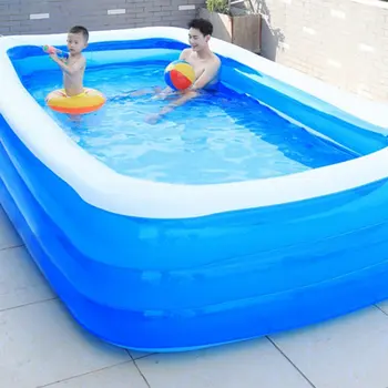 

Home Inflatable Swimming Pool PVC Inflatable Square Environmental Friendly Ink Smooth Corner High Temperature Resistance