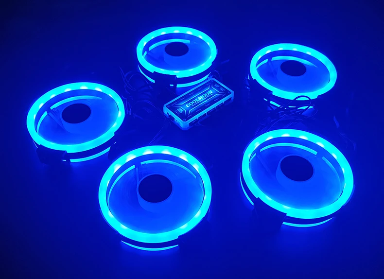 ventilador com ir remoto silencioso computador caso