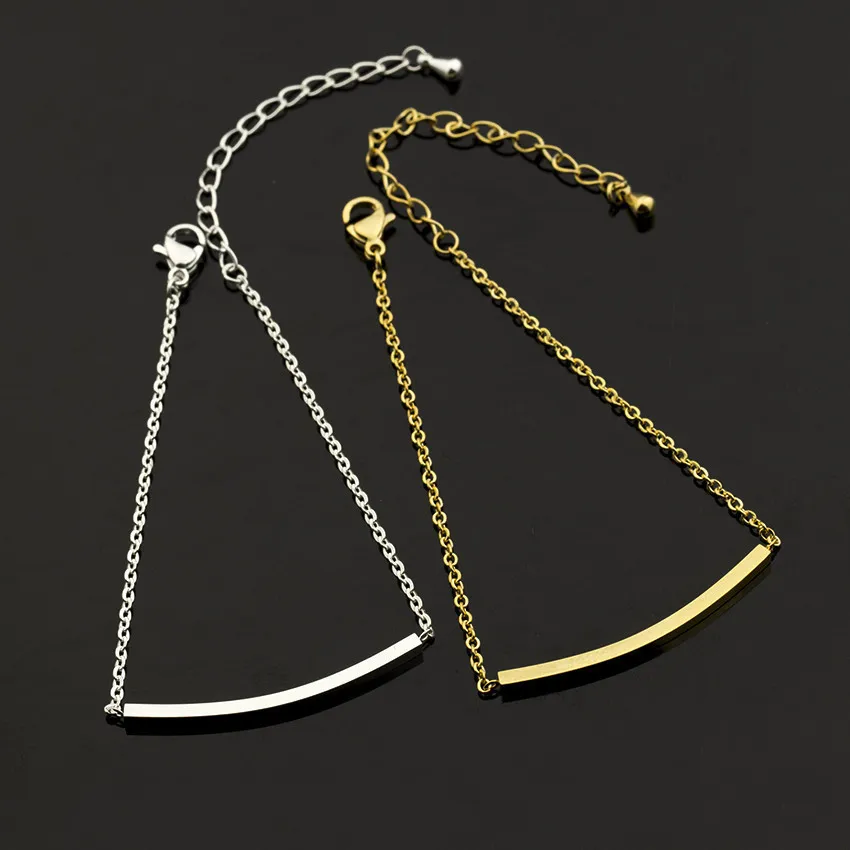 10 Изогнутый длинный браслет гламурный женский браслет в стиле минимализма из нержавеющей стали серебряные ювелирные изделия Joyeria mujer