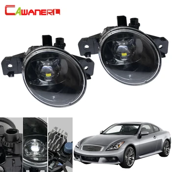 

Cawanerl Car H11 LED Bulb Right + Left Fog Light Devil Eye Daytime Running Lamp DRL 4000LM 12V For Infiniti G37 2010 2011