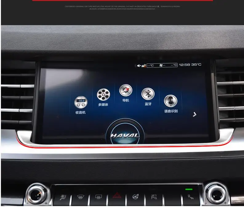 Навигационные декоративные молдинги для Great Wall Haval New H6 CAA115