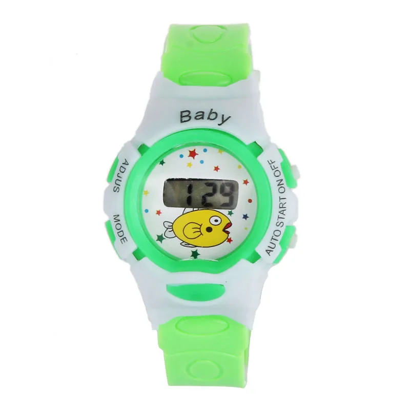 Новые силиконовые часы ярких цветов для студентов модные часы для девочек детские наручные часы с мультяшками relogio led