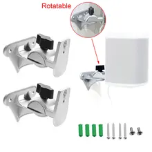 1 пара KTV настенное крепление вращающийся металлический подвесной динамик кронштейн держатель подставка регулируемые аксессуары современные для SONOS Play: 1 WiFi