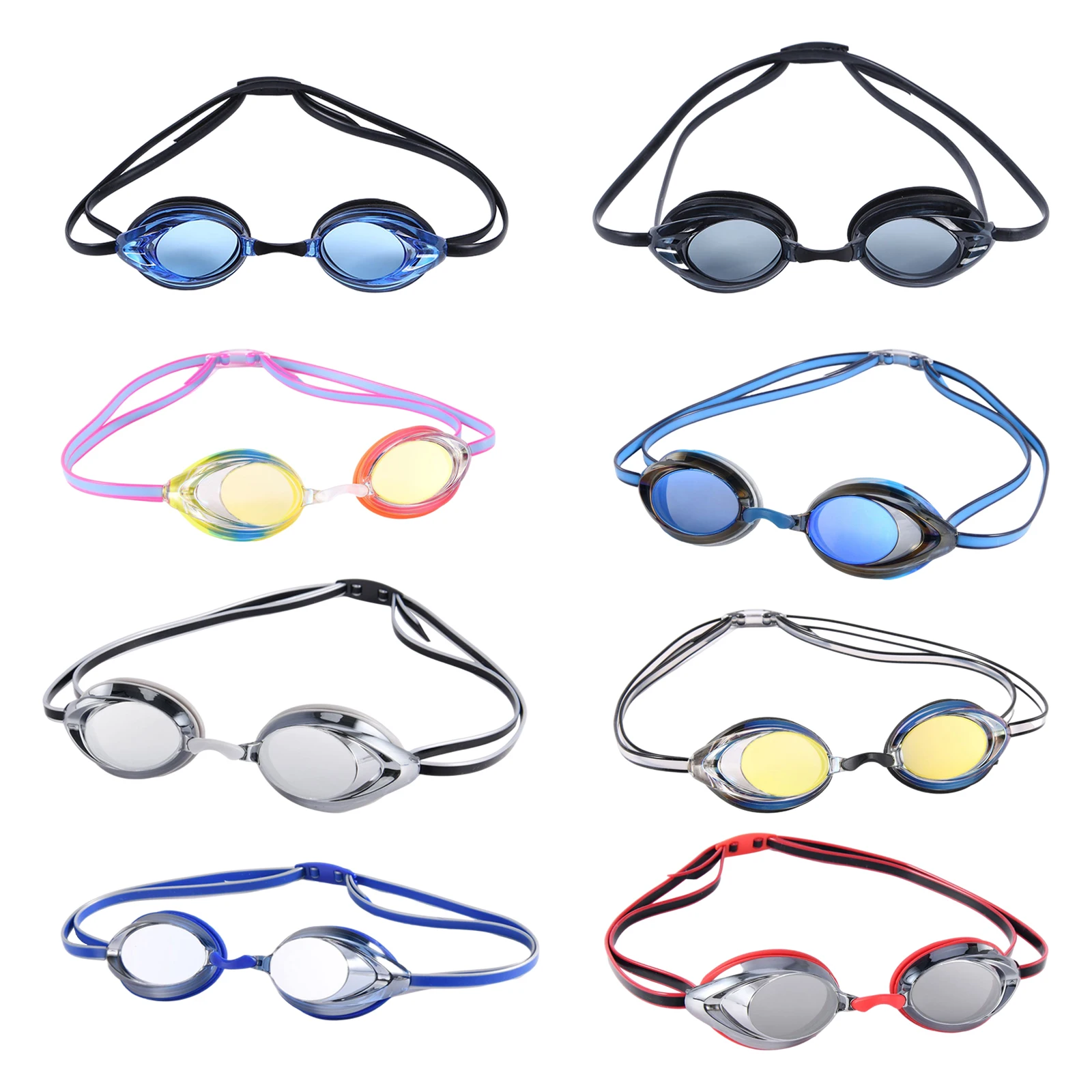 Water Glasses Professional Swimming Goggles Adults Waterproof Swim UV Protection Anti Fog Adjustable Sports Pool | Спорт и
