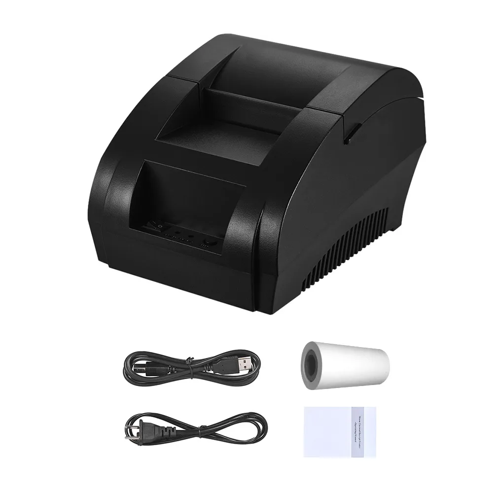 Bluetooth термальный принтер 58 мм Ресторан Розничная чековый POS печать для IOS Android Windows