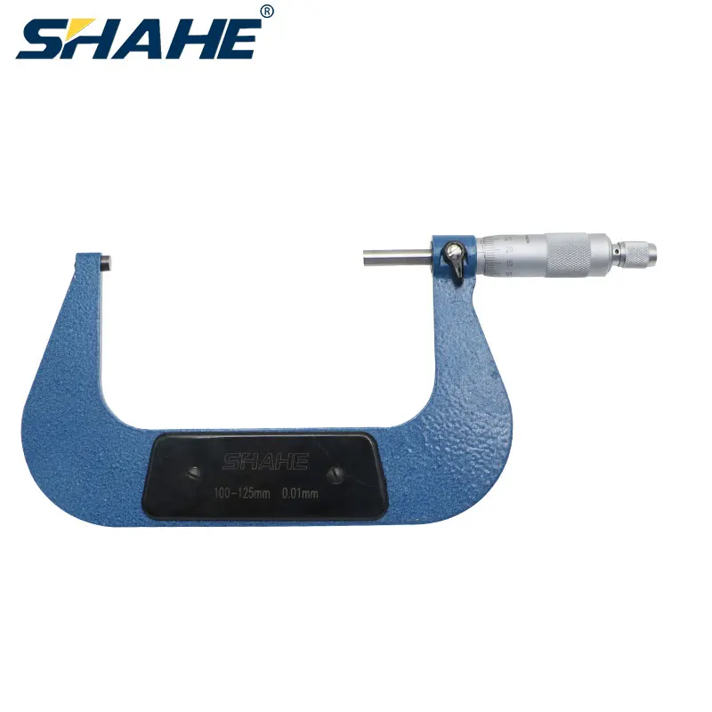 Прибор для измерения микрометра shahe 0 01 мм 100 125 мм|outside micrometer|micrometer outsidemechanical micrometer |
