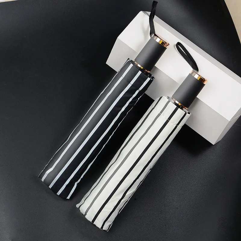 Folding Sunshade Umbrella Rain Women Resistent Uv 3 Windproof Female |
