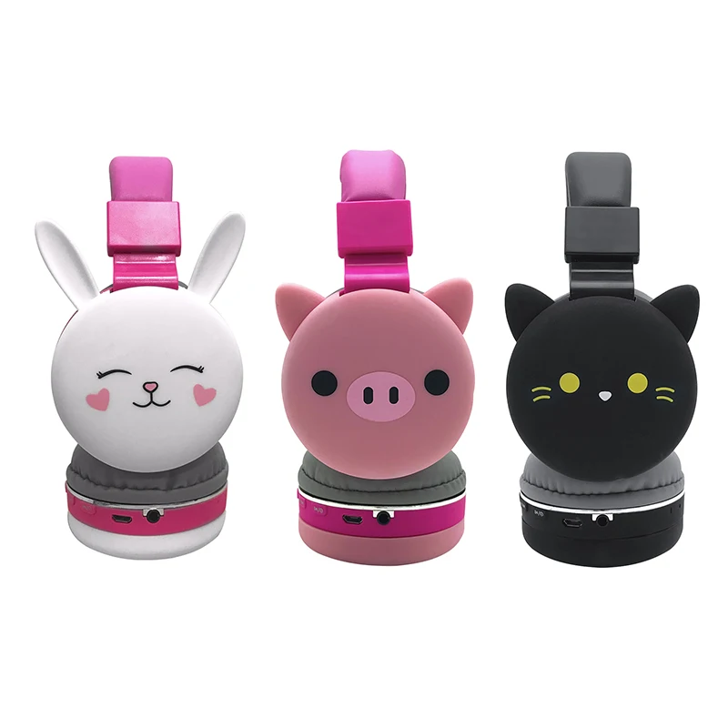 Беспроводные наушники с кошачьими ушками Bluetooth для молодых людей детские