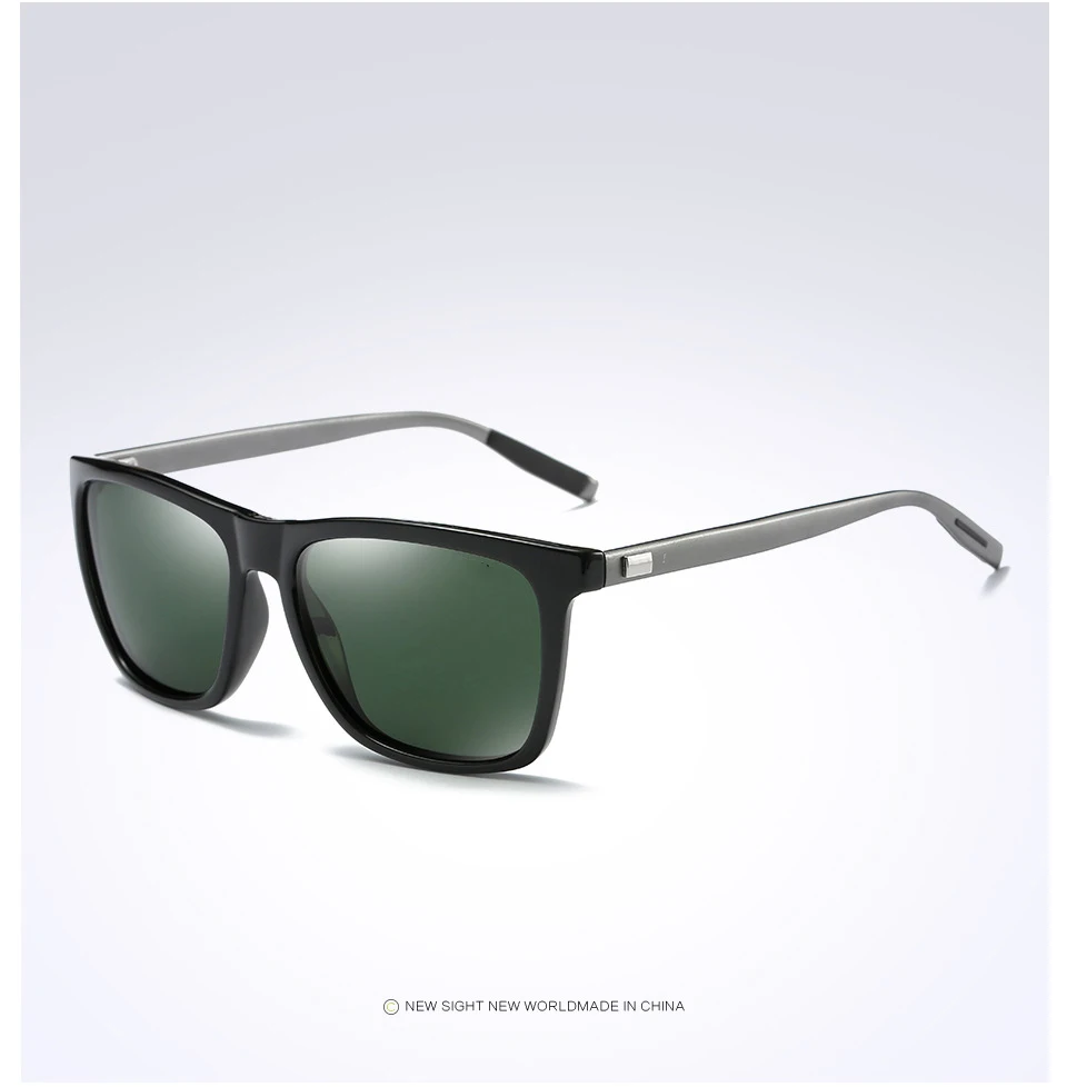 YSO, мужские поляризованные солнцезащитные очки, алюминиево-магниевые солнцезащитные очки, очки для вождения, прямоугольные солнцезащитные очки для мужчин, UV400 - Цвет линз: 4