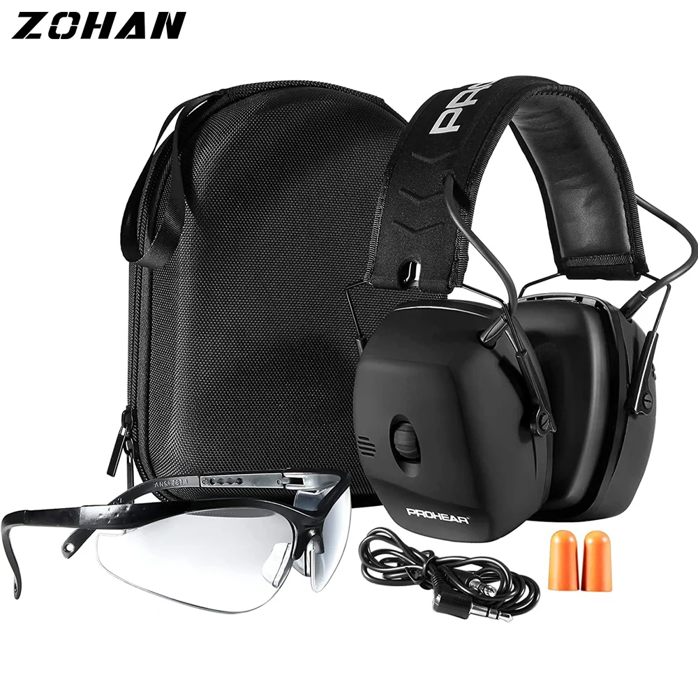 Electronic Ear Defenders Shooting Earmuffs NRR 82 dB Hearing Protection Gift NEW 
