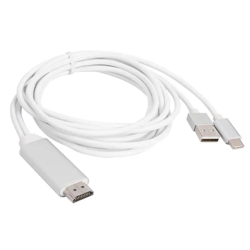 ТВ-палка HDMI ТВ адаптер кабель Тип C к HDMI экран Горячая Распродажа прочный удобный зеркальный дисплей стример