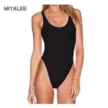 MITALEE сплошной спортивный женский цельный купальник бразильские стринги бикини купальник купальный костюм купальный пляжный костюм Бандаж бикини
