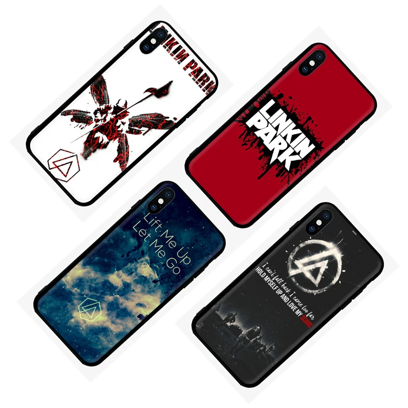 EWAU Linkin Park Мягкий силиконовый чехол для телефона чехол для iPhone 5 5S SE 6 6s 7 8 Plus X XR XS 11 Pro MAX