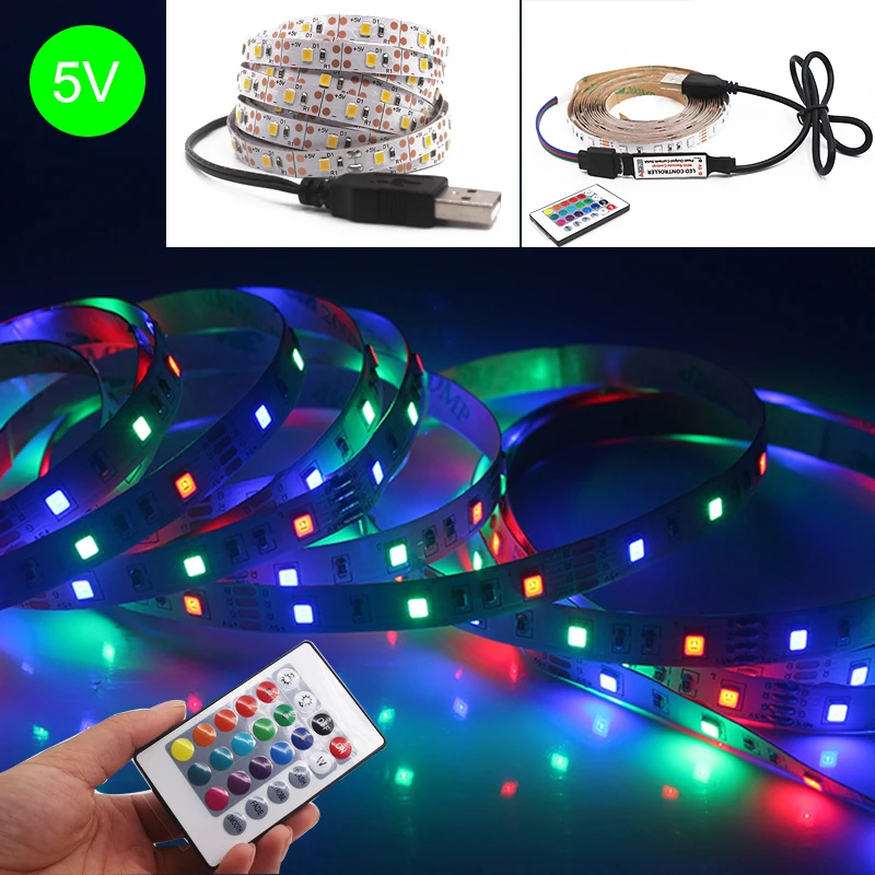 5V USB Светодиодные ленты 2835 DC Светодиодный светильник гибкий м, 1 м, 2 м, 3 м, 5 м RGB белый теплый для ТВ фон светильник ing ночной Светильник лента черный светильник 5V USB Светодиодные ленты 2835 DC Светодиодный светильник гибкий м, 1 м, 2 м, 3 м, 5 м RGB белый теплый для ТВ фон светильник ing ночной Светильник лента черный светильник