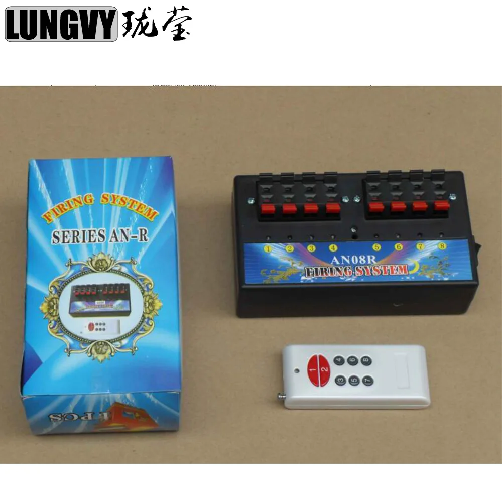 

Free Shipping 8 Channels 1 Receiver Wireless Remote Control Cold Flame Fireworks Firing System Firing Device For Christmas