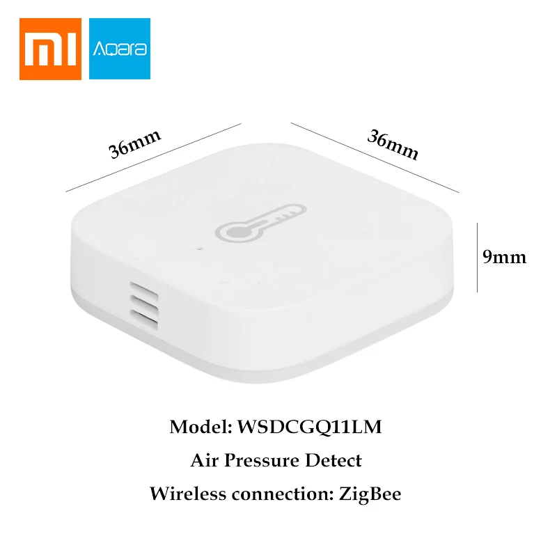 Koop Originele Xiao mi aqara Temperatuur Hu Mi dity sensor smart Home Apparaat Luchtdruk Werk Met Android Ios Mi THUIS APP Controle