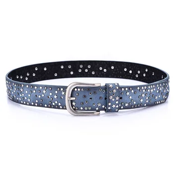 

New original fashion belt student European and American style wild cool rivet ladies belt